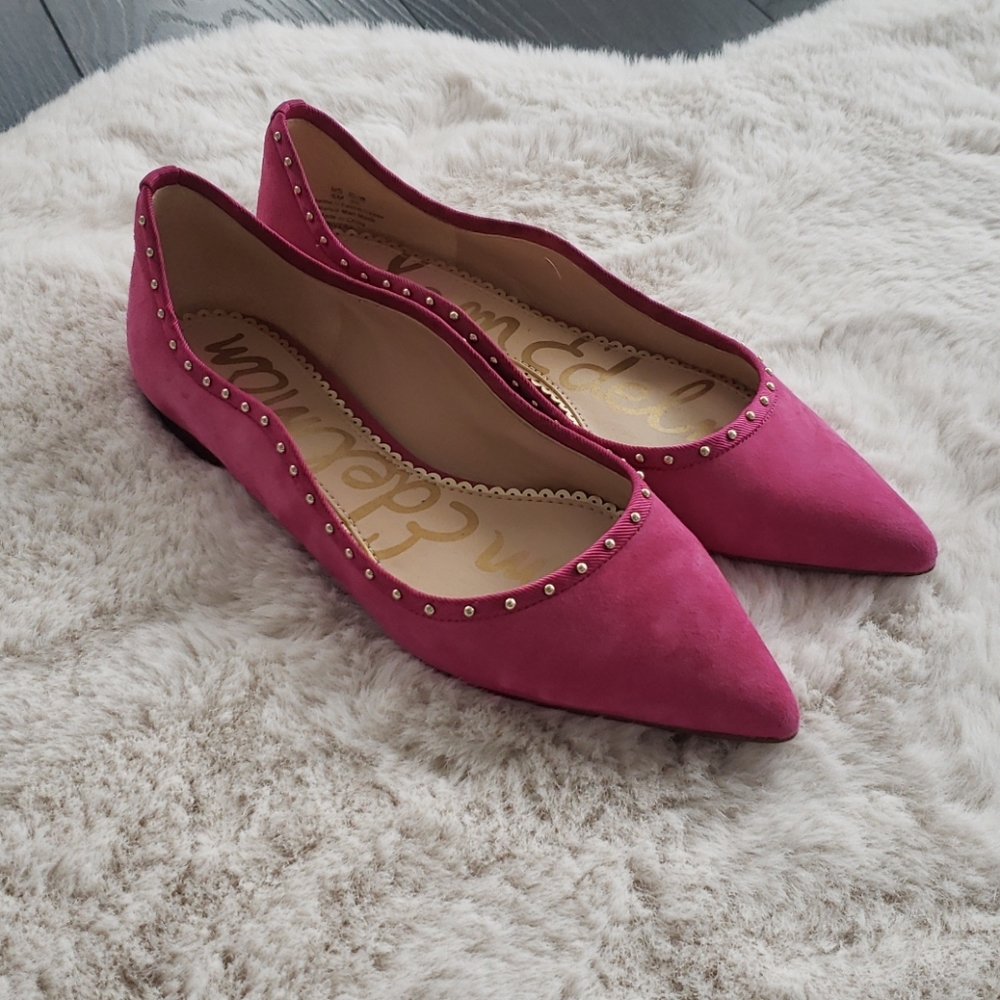 Sam Edelman Pink Pointed Toe Flats